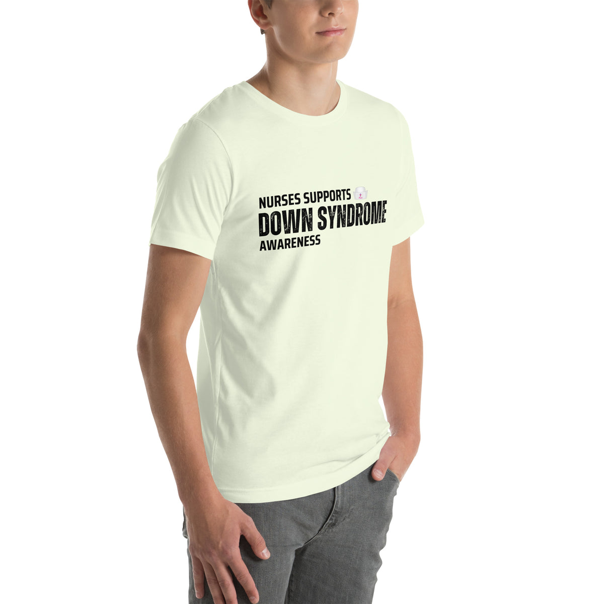 Nurses Supports Down Syndrome Unisex t-shirt