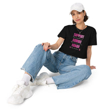 Load image into Gallery viewer, Breast Cancer Awareness Crop top