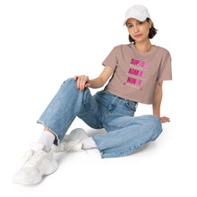 Load image into Gallery viewer, Breast Cancer Awareness Crop top