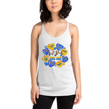 Load image into Gallery viewer, 'You Are' Down Syndrome Awareness Women's Racerback Tank