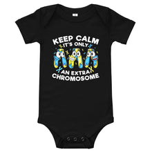 Load image into Gallery viewer, Keep Calm It's Only Extra Chromosome Short Sleeve One Piece