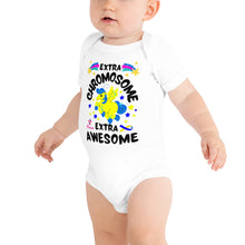 Load image into Gallery viewer, Extra Chromosome Extra Awesome Onesie