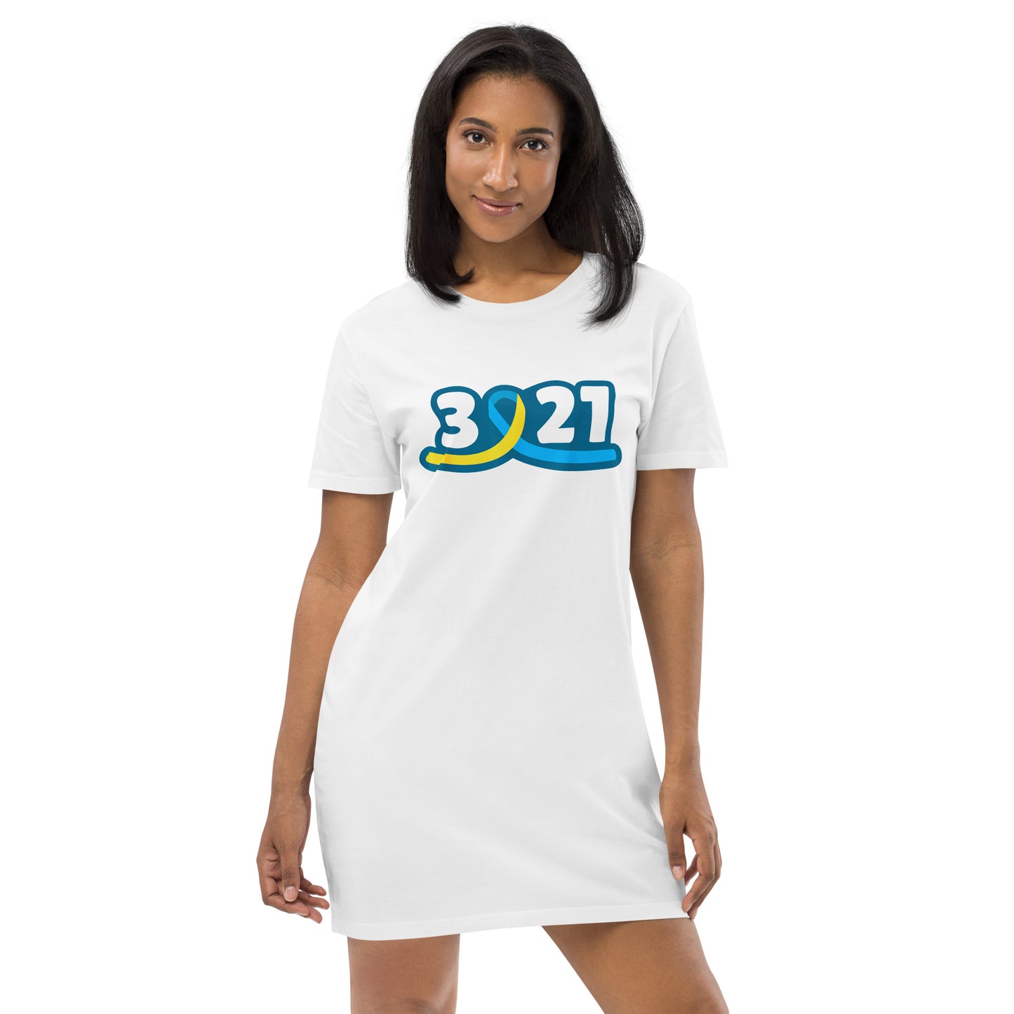3/21 Down Syndrome Awareness T-shirt dress