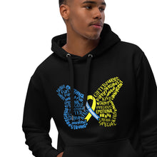 Load image into Gallery viewer, Down Syndrome Awareness Month Butterfly Premium Eco Hoodie
