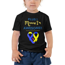 Load image into Gallery viewer, Plus 1 Means I'm Awesome Shirt (Toddler)