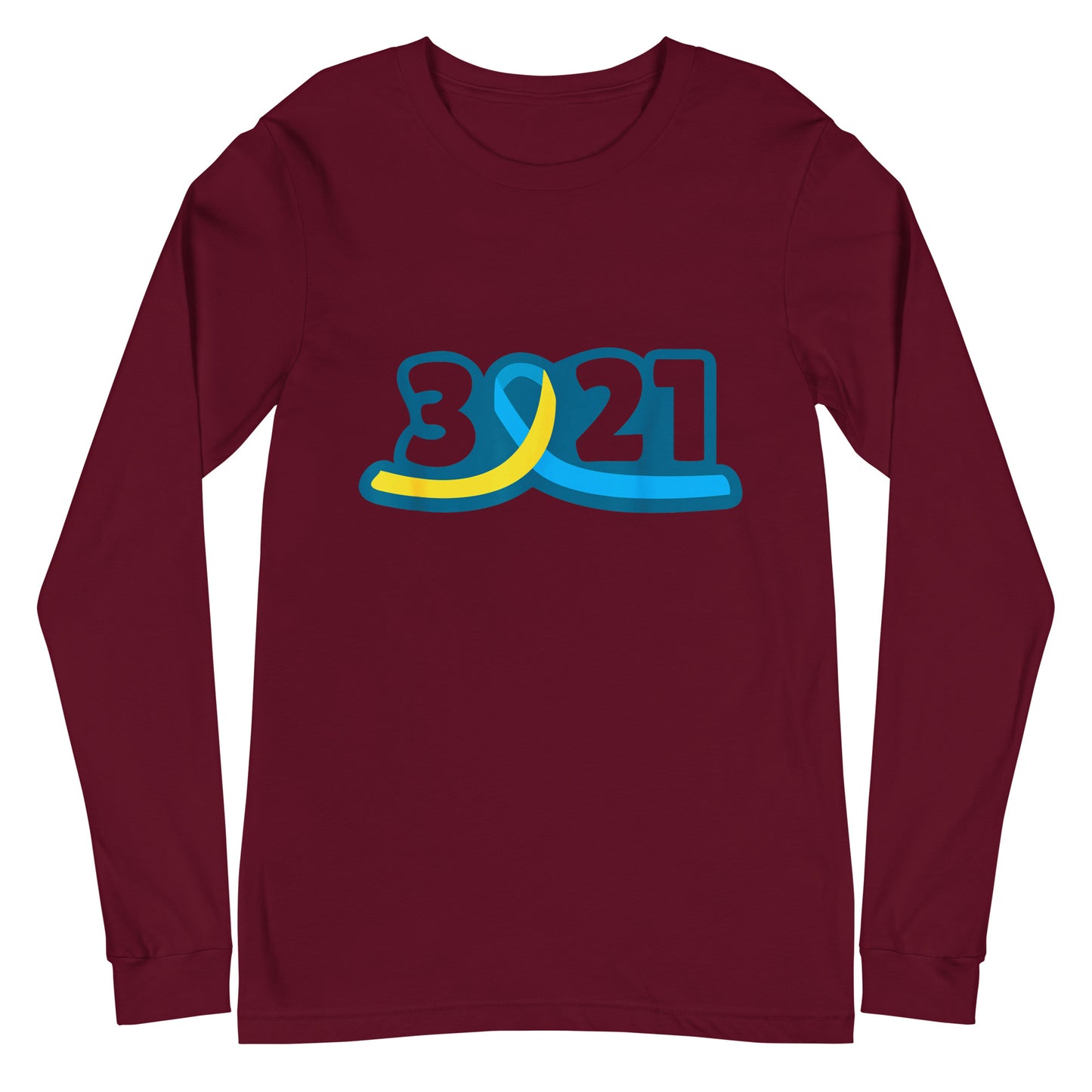 3/21 Down Syndrome Awareness Unisex Long Sleeve Tee