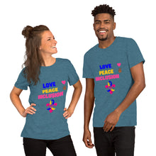 Load image into Gallery viewer, Love Peace Inclusion T-Shirt