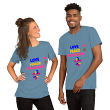 Load image into Gallery viewer, Love Peace Inclusion T-Shirt
