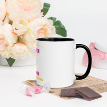 Load image into Gallery viewer, I'm the SISTER of a Down Syndrome Hero Mug with Color Inside