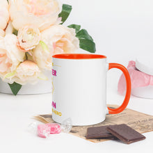 Load image into Gallery viewer, I'm the SISTER of a Down Syndrome Hero Mug with Color Inside