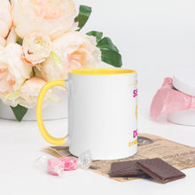 Load image into Gallery viewer, I'm the SISTER of a Down Syndrome Hero Mug with Color Inside