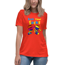 Load image into Gallery viewer, Rock Your Socks Women's Relaxed T-Shirt