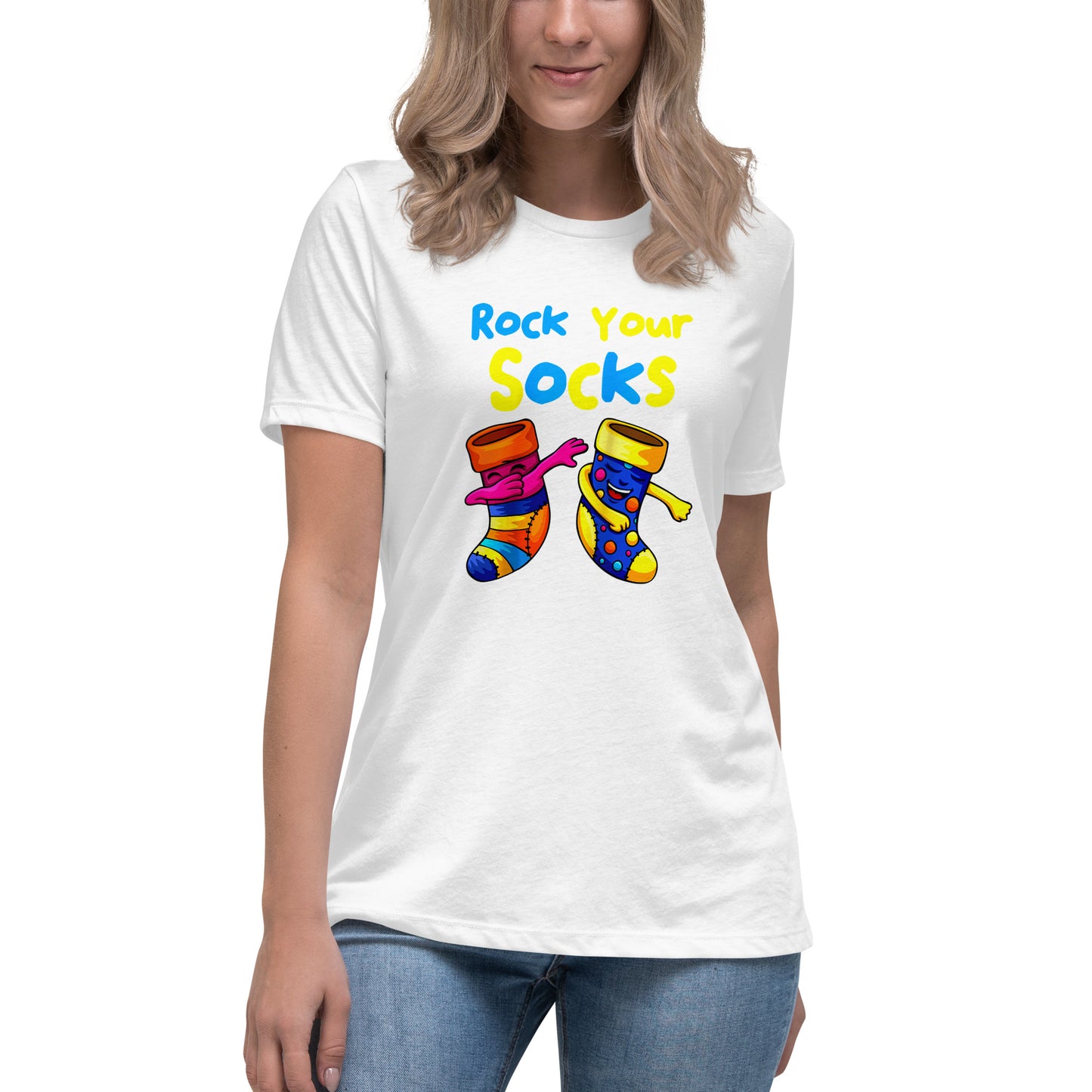 Rock Your Socks Women's Relaxed T-Shirt