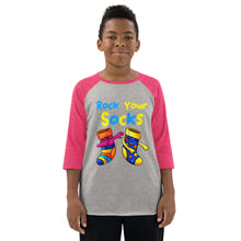 Load image into Gallery viewer, Rock Your Socks Youth Baseball Shirt (Unisex)