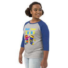 Load image into Gallery viewer, Rock Your Socks Youth Baseball Shirt (Unisex)