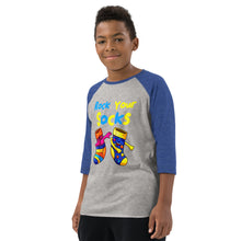 Load image into Gallery viewer, Rock Your Socks Youth Baseball Shirt (Unisex)