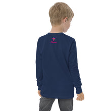 Load image into Gallery viewer, Down Syndrome Awareness Month Butterfly Youth Long Sleeve Tee (Unisex)