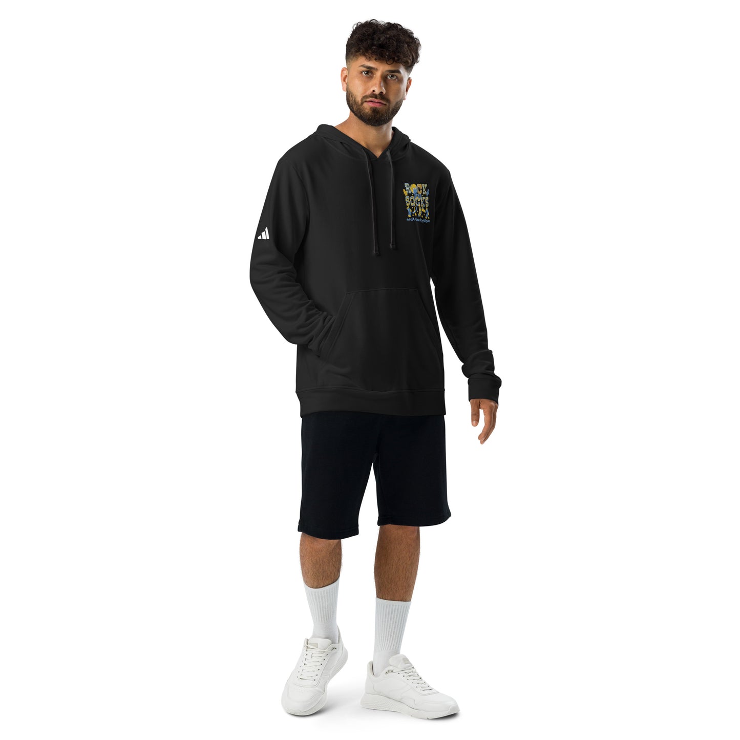 Rock your Socks world down syndrome adidas fleece hoodie
