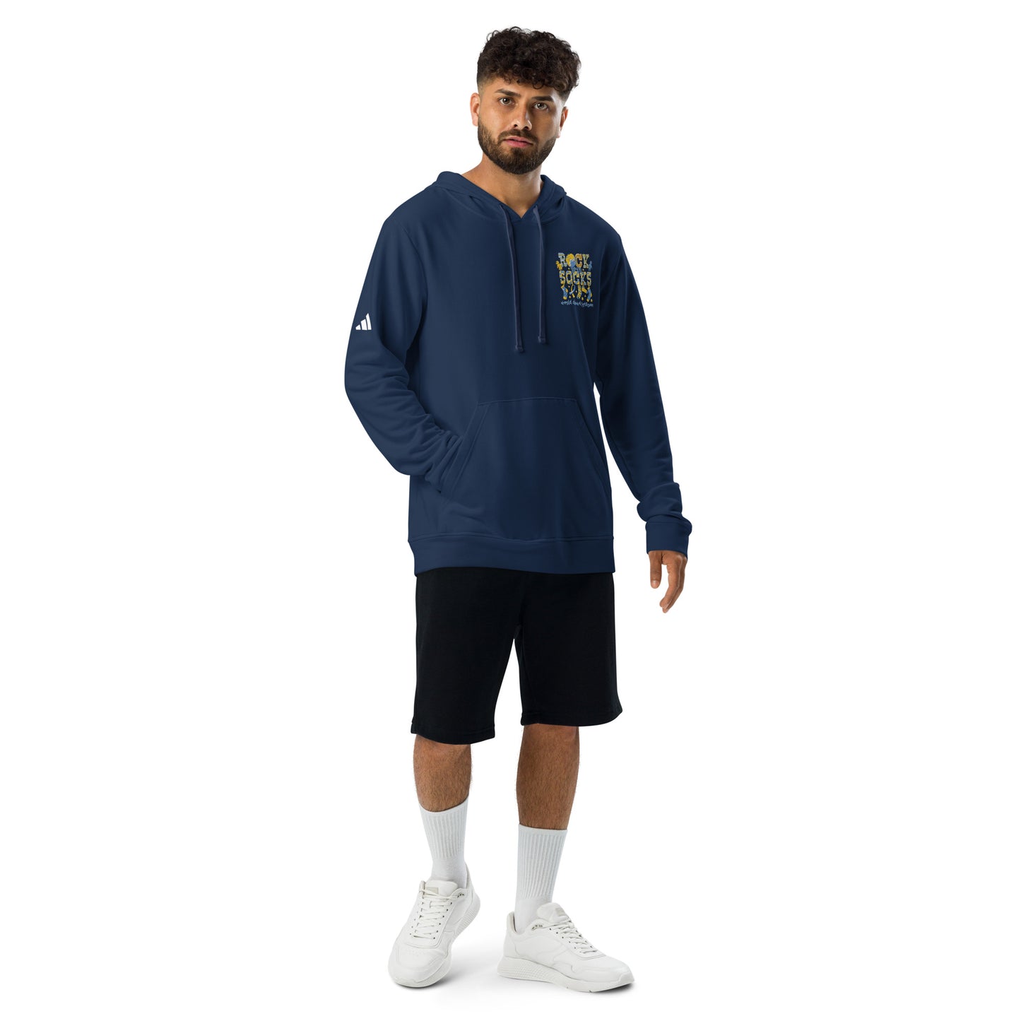 Rock your Socks world down syndrome adidas fleece hoodie