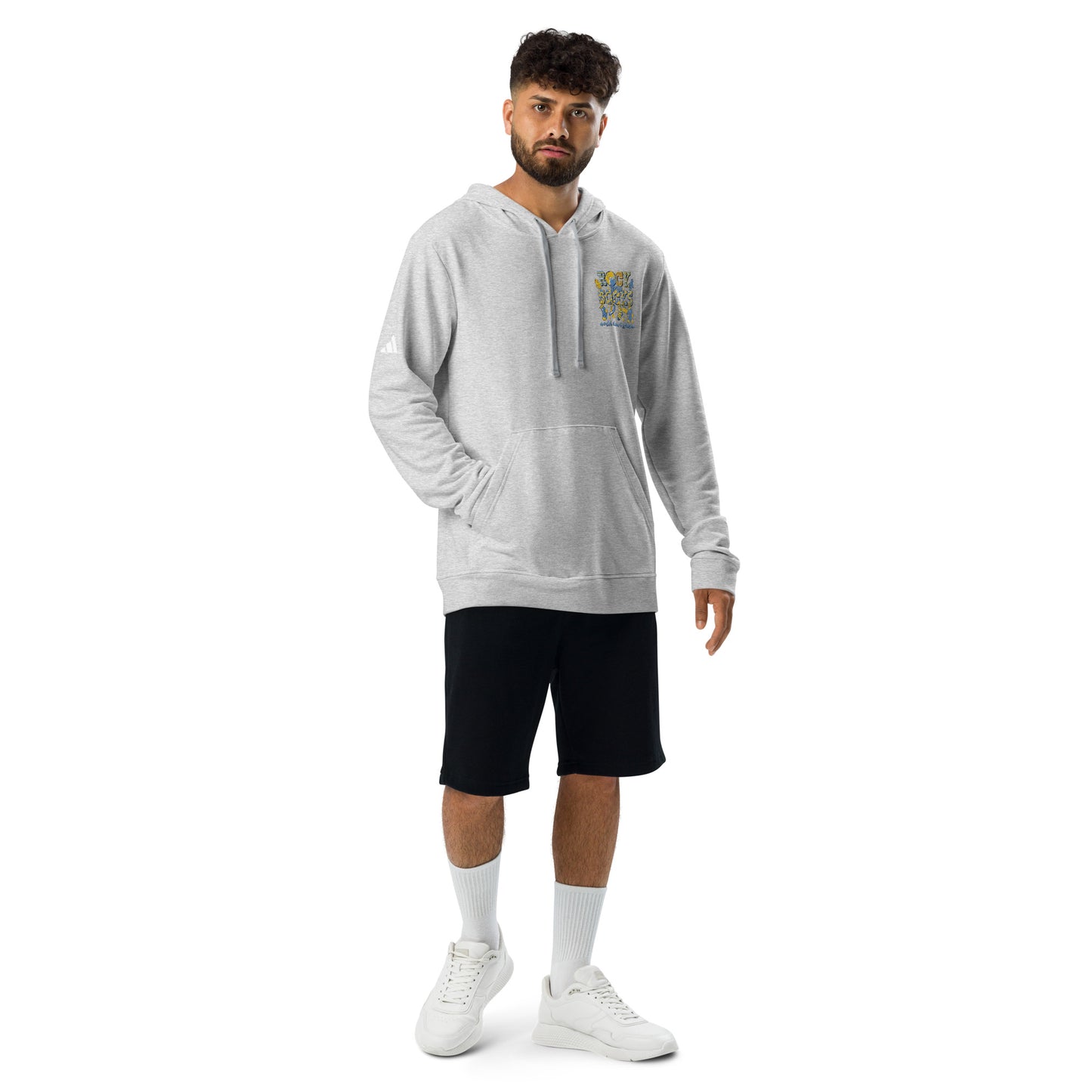 Rock your Socks world down syndrome adidas fleece hoodie