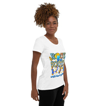 Load image into Gallery viewer, Rock Your Socks World Down Syndrome Women&#39;s Athletic T-shirt
