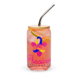 Precious Kreations Inc. Can-shaped glass