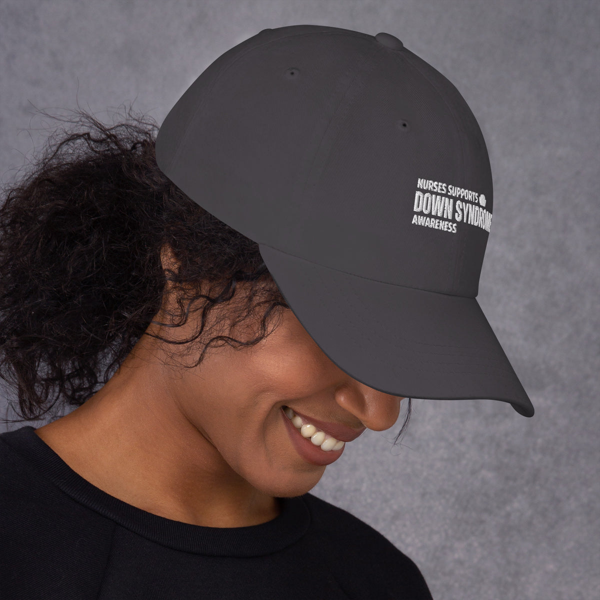 Nurses Supports Down Syndrome  Awareness Dad hat