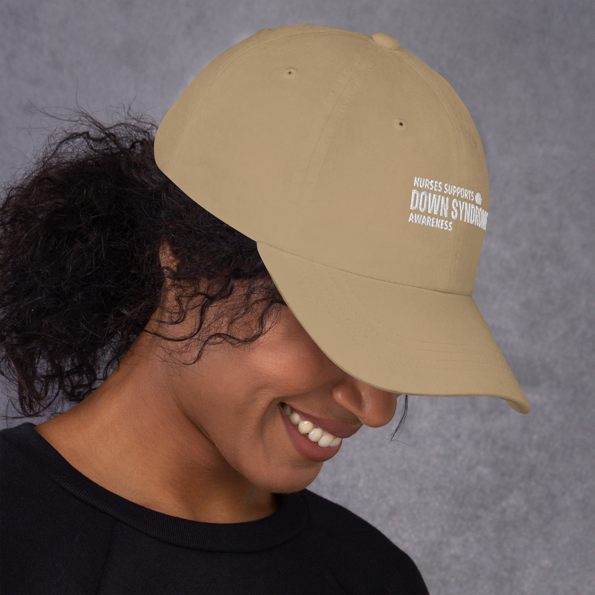 Nurses Supports Down Syndrome  Awareness Dad hat