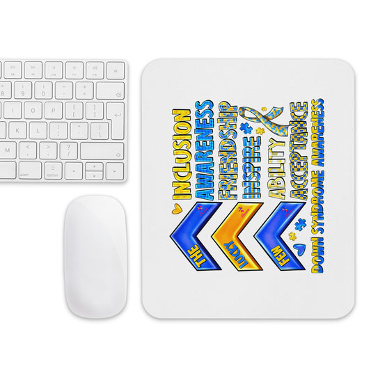 The Lucky Few Down Syndrome Awareness  Mouse pad
