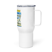 Load image into Gallery viewer, The Lucky Few Down Syndrome Travel mug with a handle
