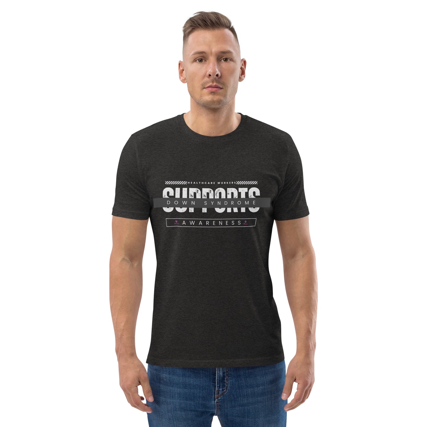 Healthcare Workers Support Down Syndrome Awareness  Unisex organic cotton t-shirt