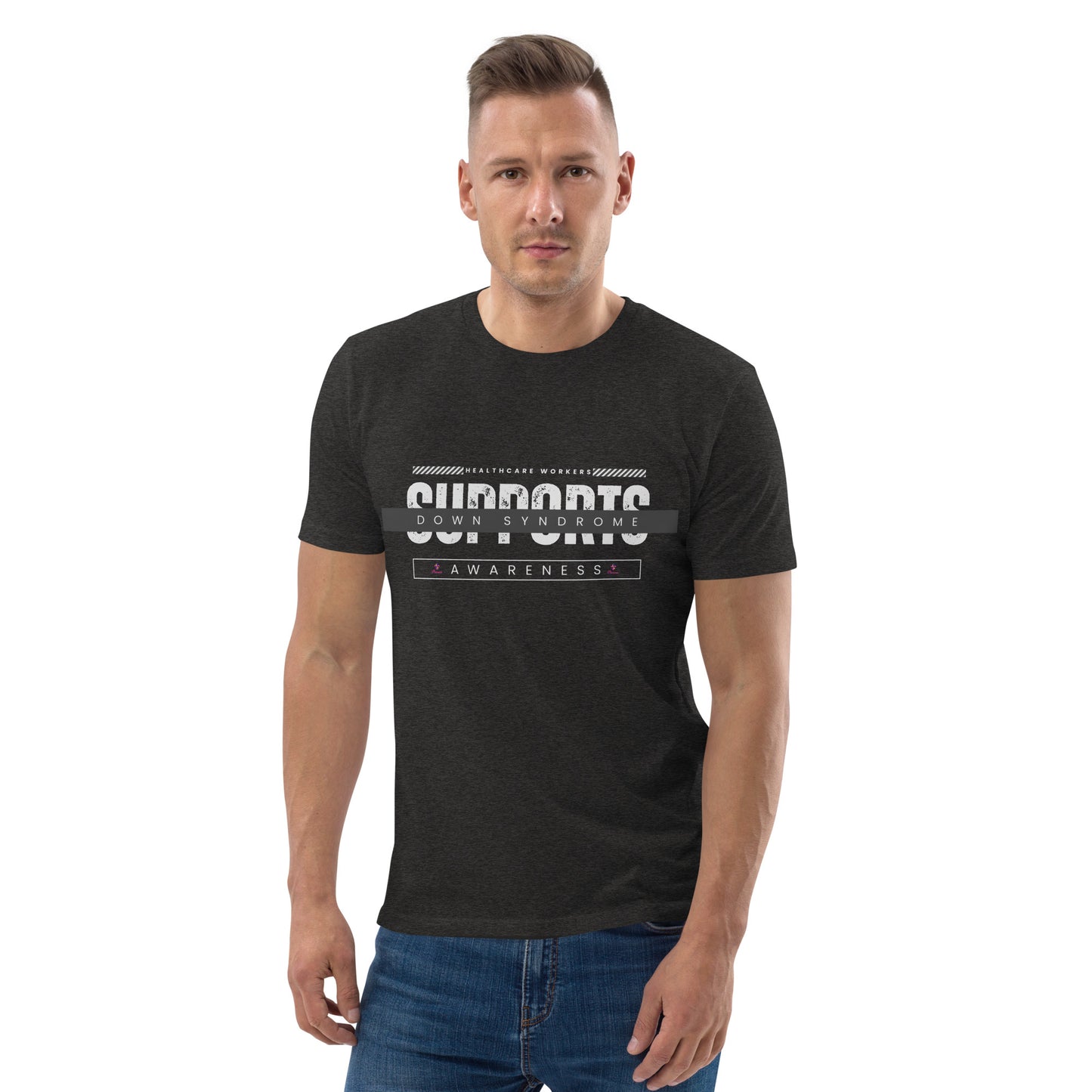 Healthcare Workers Support Down Syndrome Awareness  Unisex organic cotton t-shirt