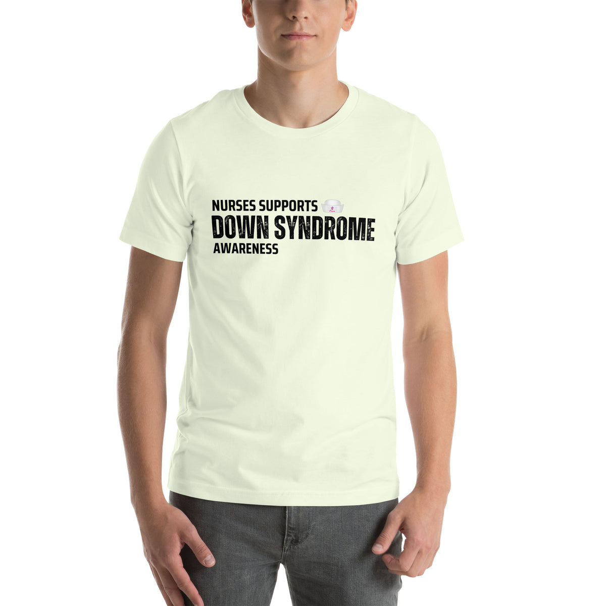 Nurses Supports Down Syndrome Unisex t-shirt