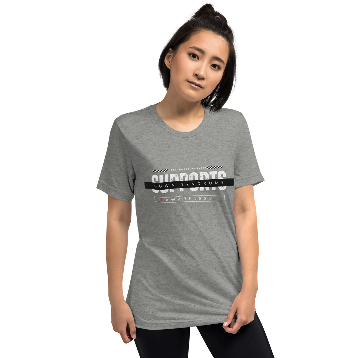 Healthcare Workers Support Down Syndrome Awareness Short sleeve t-shirt