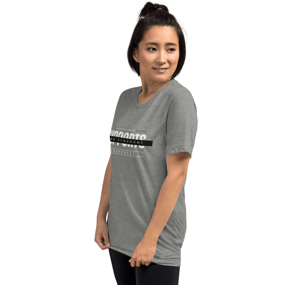 Healthcare Workers Support Down Syndrome Awareness Short sleeve t-shirt