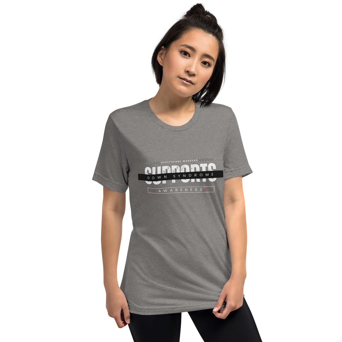 Healthcare Workers Support Down Syndrome Awareness Short sleeve t-shirt