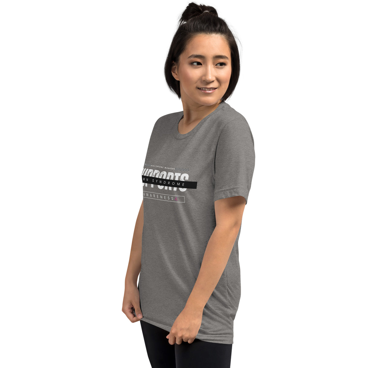 Healthcare Workers Support Down Syndrome Awareness Short sleeve t-shirt