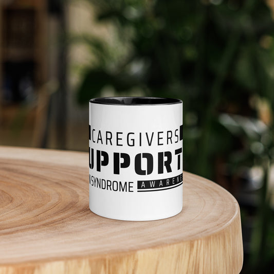 Care Givers Supports Down Syndrome Mug with Color Inside