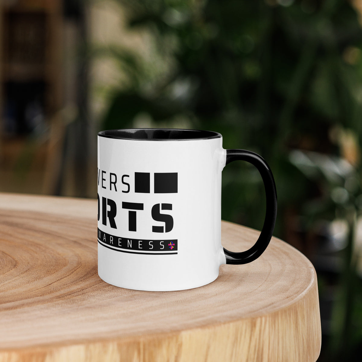 Care Givers Supports Down Syndrome Mug with Color Inside