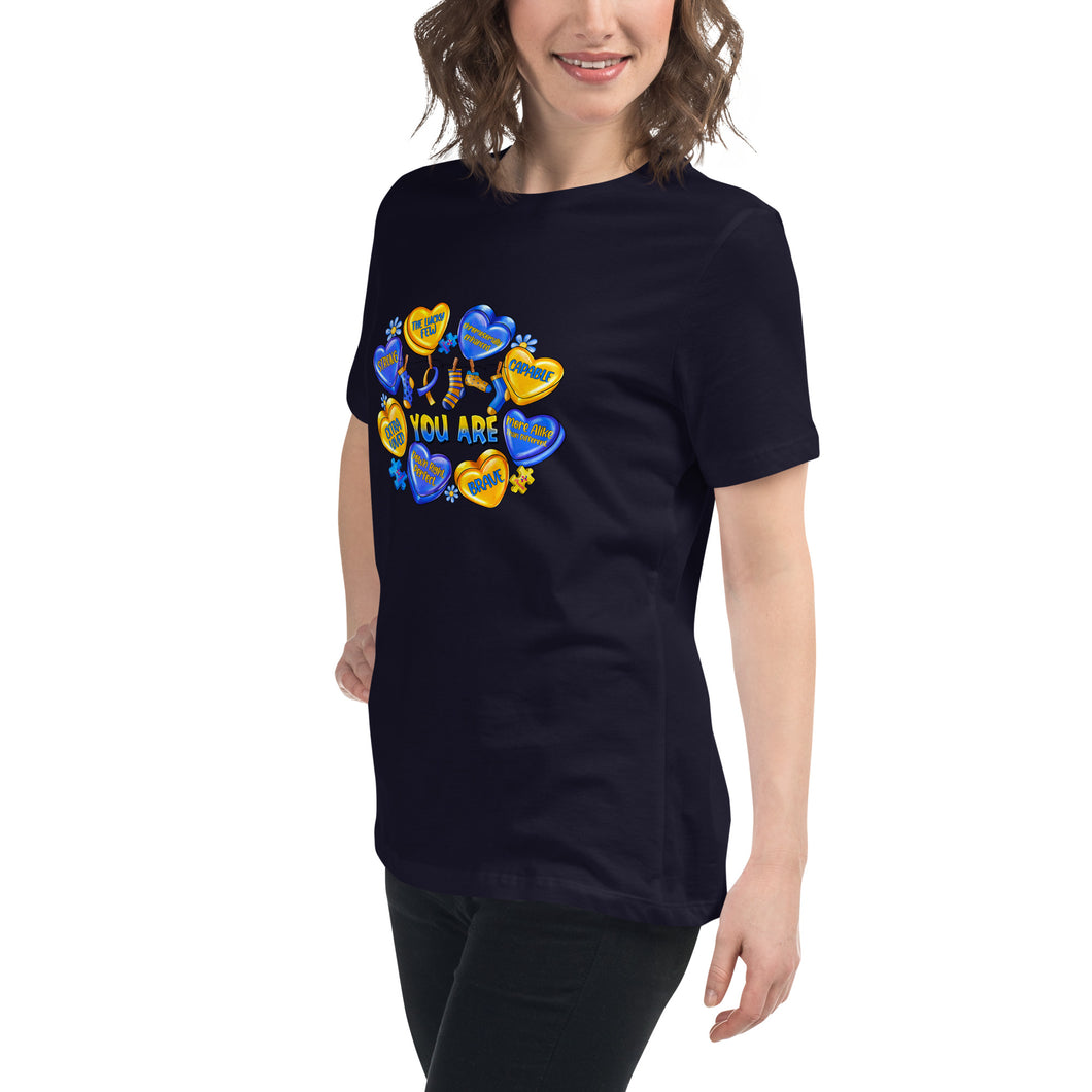 'You Are' Down Syndrome Awareness Women's Relaxed T-Shirt