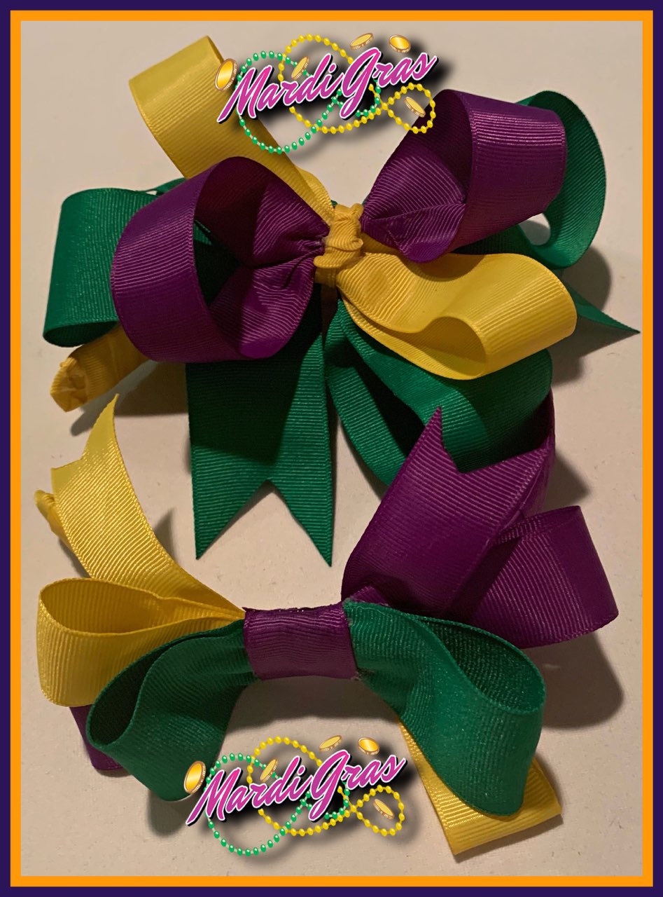 Mardi Gras Bows