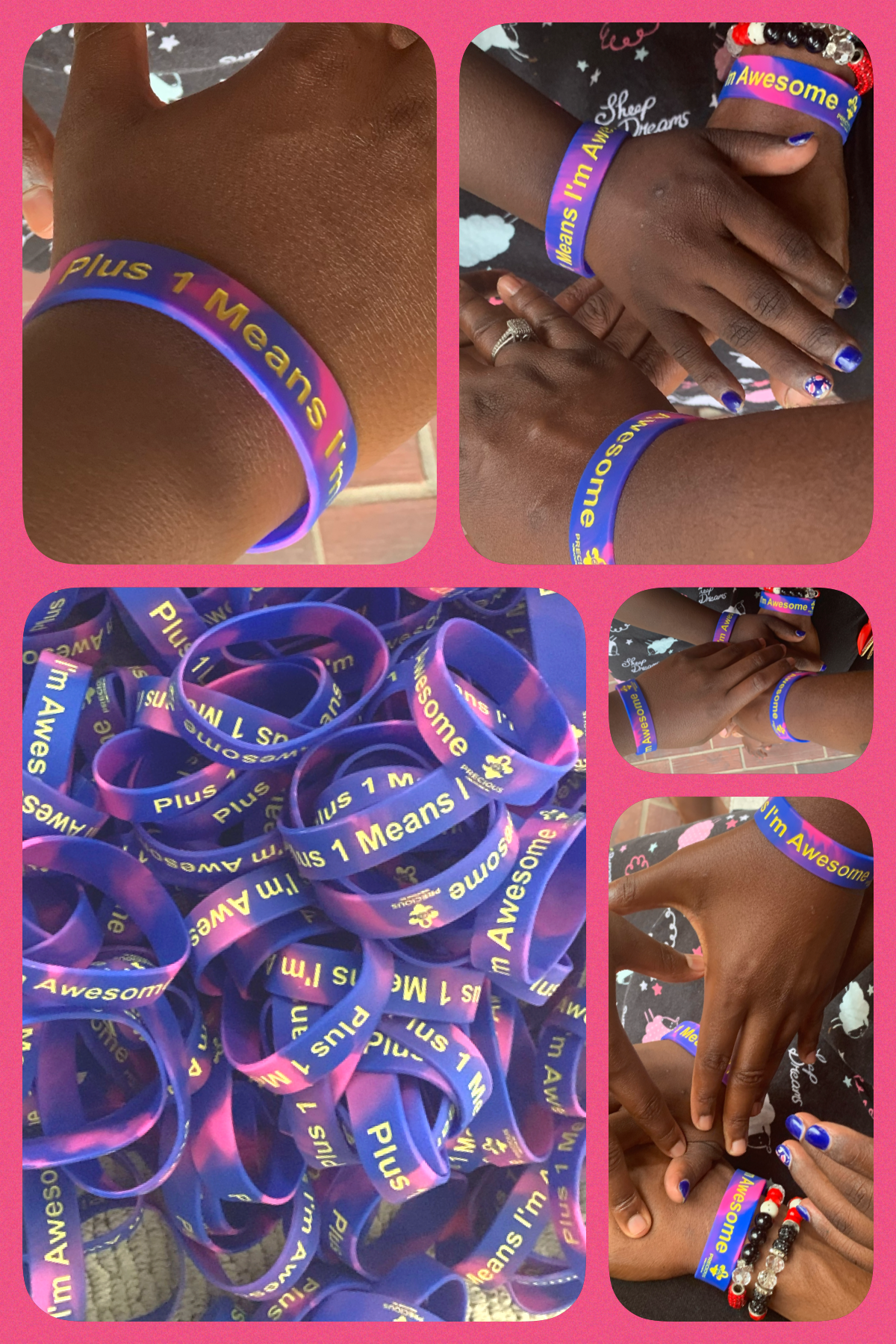 Plus 1 means I'm Awesome Bracelet