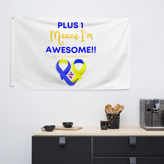 Plus 1 Means I'm Awesome Flag