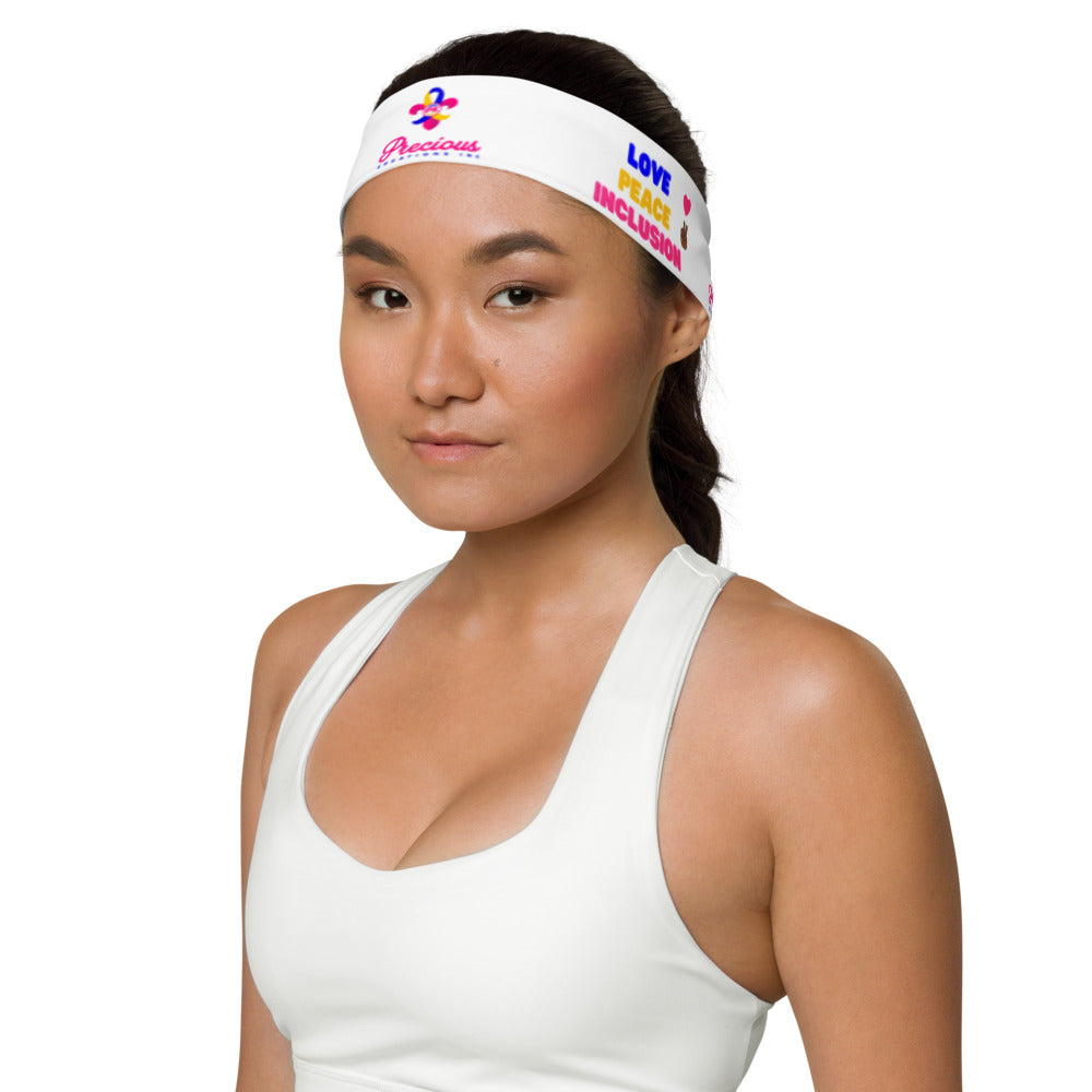 Love , Peace , Inclusion X Precious Kreations Headband