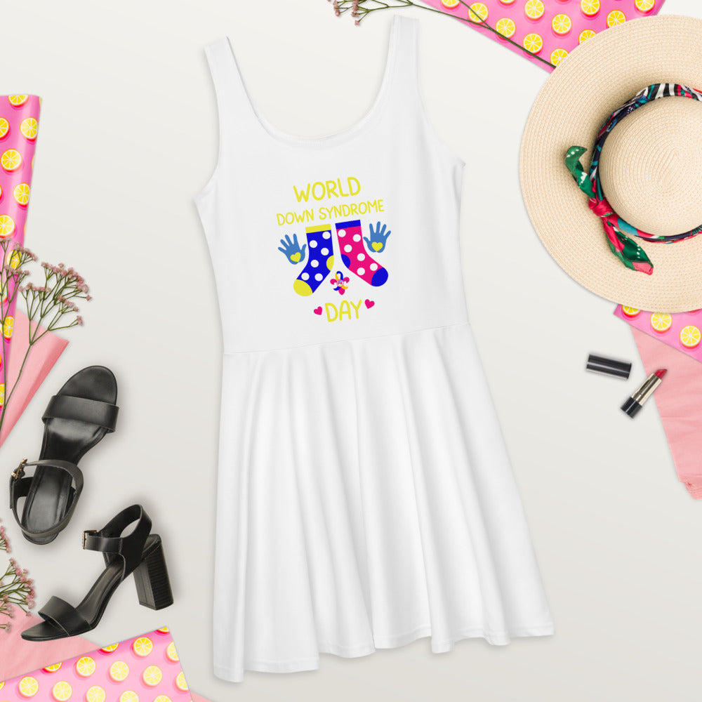 World Down Syndrome Day Skater Dress