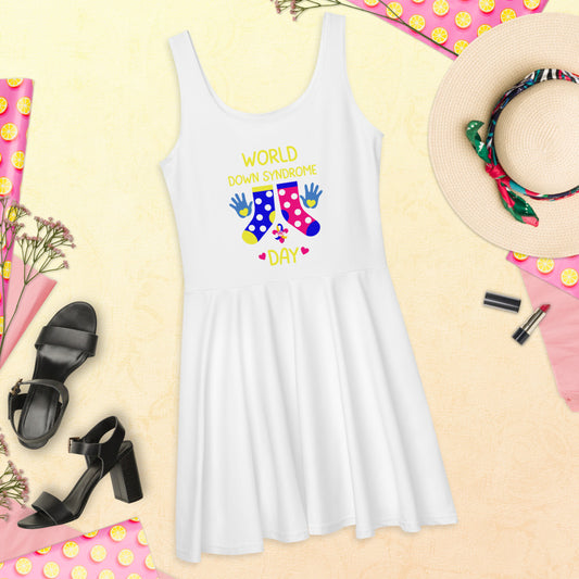 World Down Syndrome Day Skater Dress
