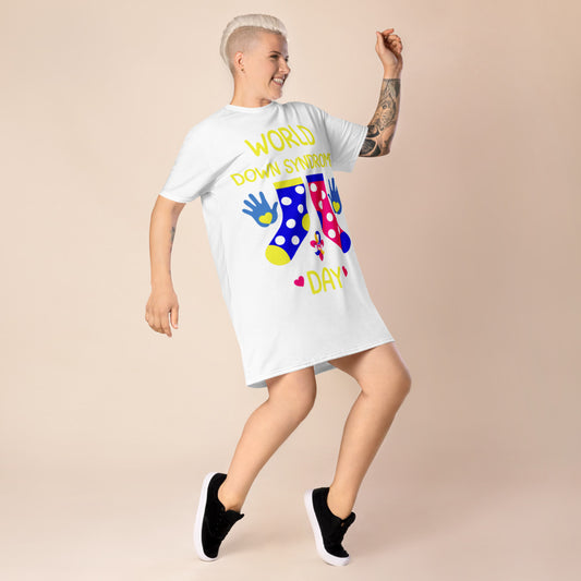 World Down Syndrome Day T-shirt dress