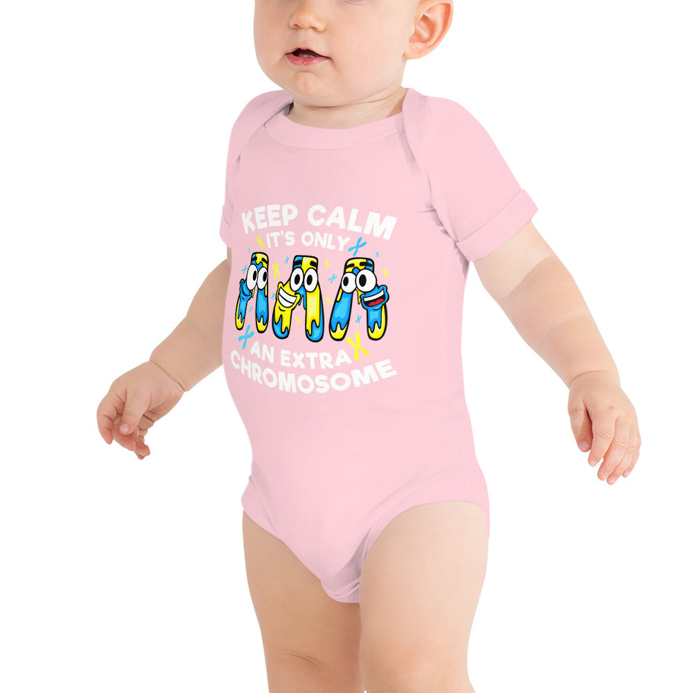 Keep Calm It's Only Extra Chromosome Short Sleeve One Piece