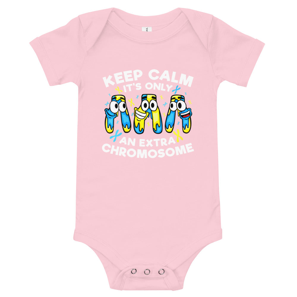 Keep Calm It's Only Extra Chromosome Short Sleeve One Piece