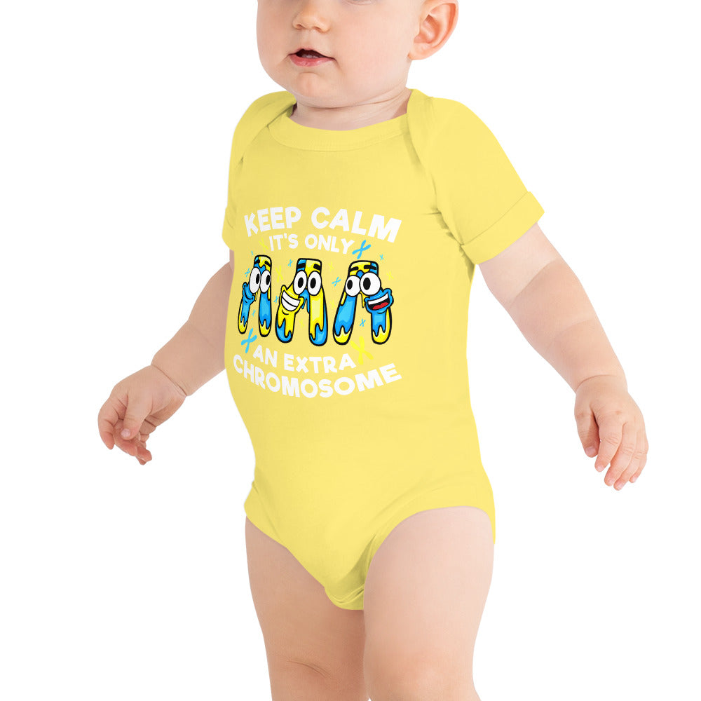 Keep Calm It's Only Extra Chromosome Short Sleeve One Piece